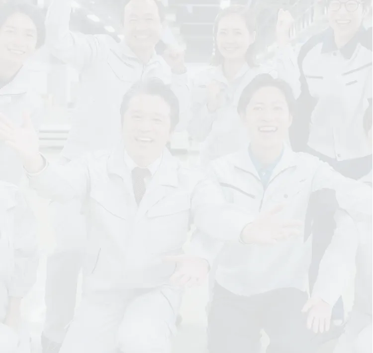 和気あいあいと働く人の背景